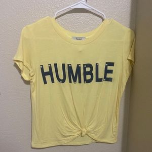 Teenbell Clothing. Small Yellow Shirt